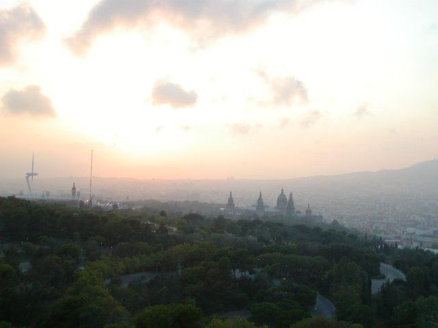 Cable car sunset view, I