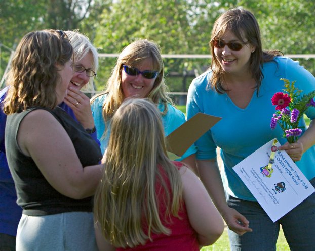 Admiring Lynne's binky project photo