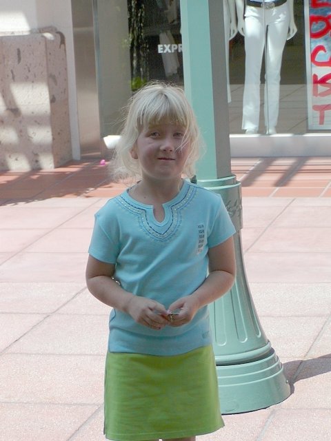 Sara outside
