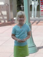 Sara outside