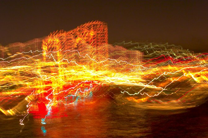 Blurred Boats, II