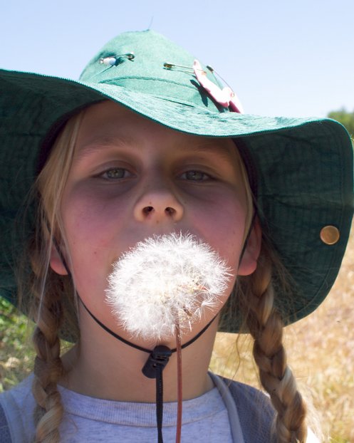 Lee With Dandelion