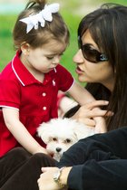 Emma With Puppy, I