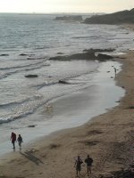 Beach from above