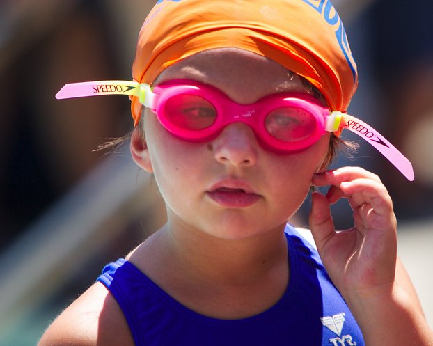 Kate in goggles