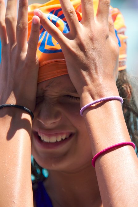 Silly Swim Cap Face