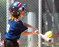 Mae Mae Hitting