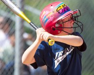 Sara At Bat