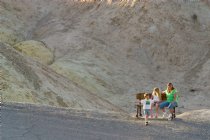 Timothy pretends to be a signpost, Zabriskie Point