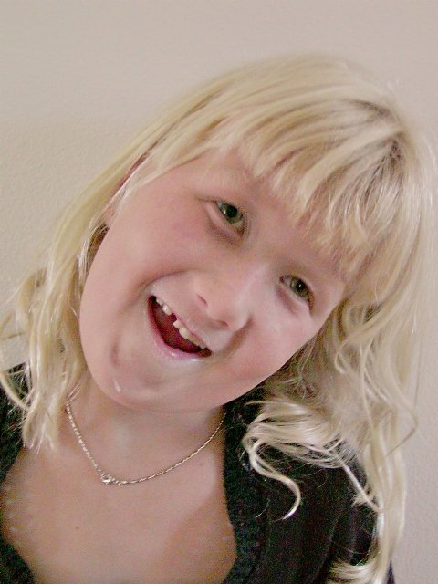 One tooth gone...