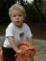 Timothy at the playground