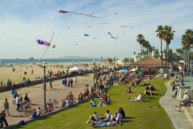 Beach scene