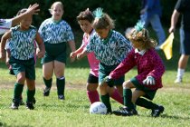 Gryffindor goalie about to make a catch