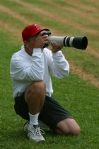 Rob shooting the action