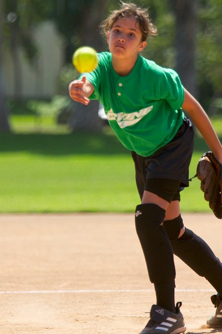 Breanna pitching