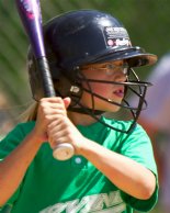 Jessica at bat