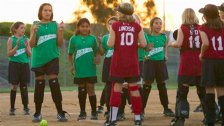 Both teams cheer each other