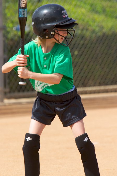 Lindsey at bat
