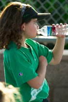 Dalia in the dugout