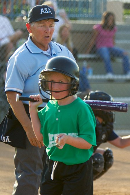 Sara gets sent to the dugout to remove her watch