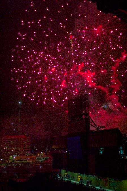 More fireworks