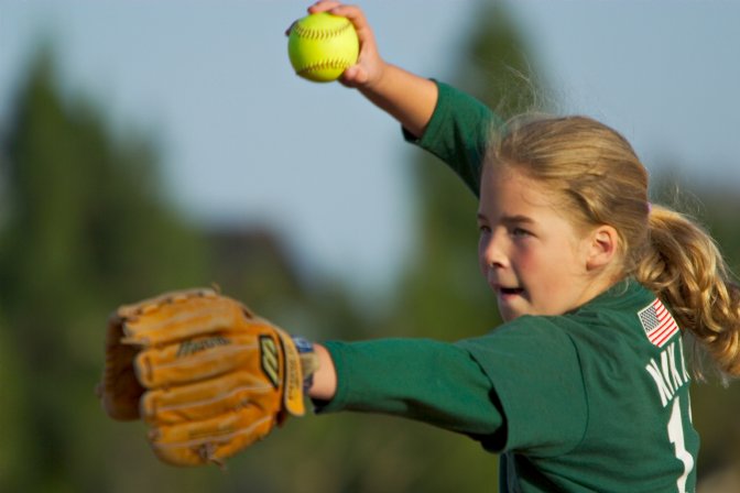 Nicole pitching