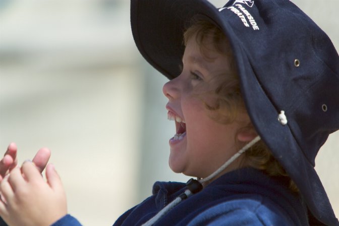 Brianna laughing