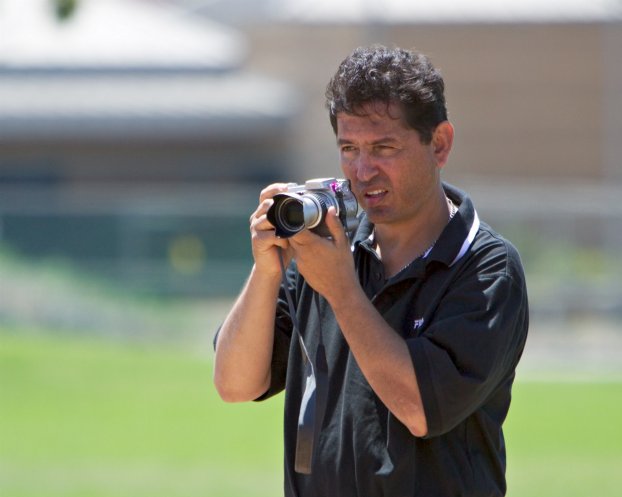 Dad with a digicam