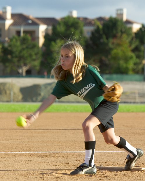 Sophie pitching
