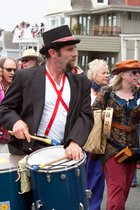 Suspendered Drummer