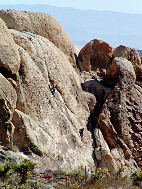 Stop!  Climbers...