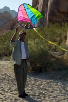 Gavin flies a kite