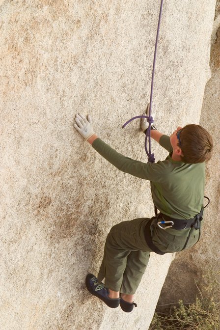 Steven Climbing