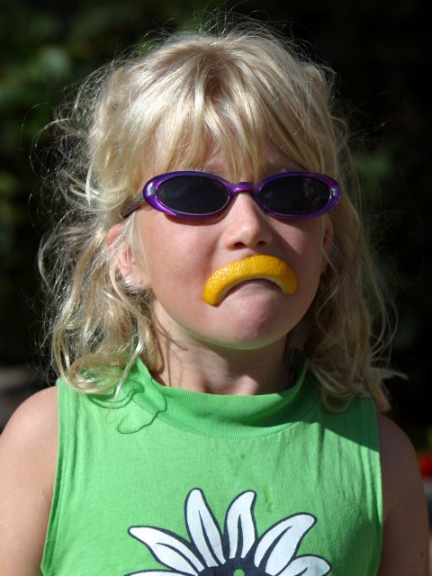 Orange frown