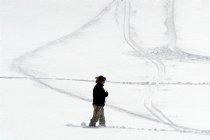 Tracks in snow
