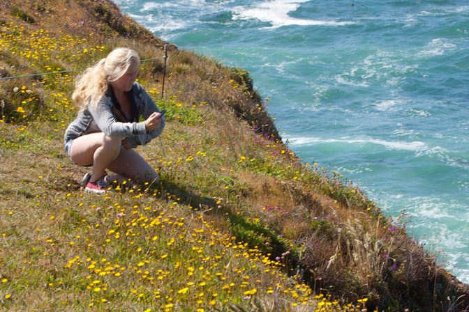 Sara On The Bluff