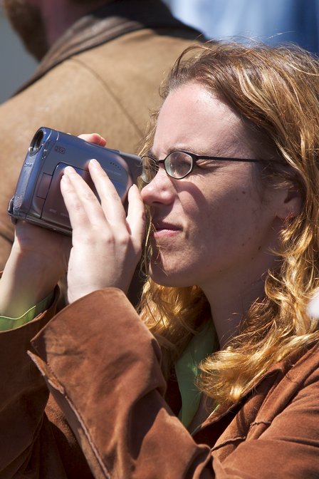 Angie Filming