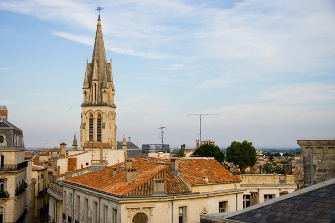 Rooftop Pool From Arch
