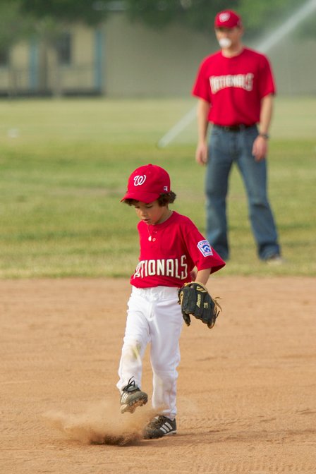 Max Kicking Dirt