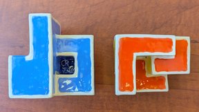 Ceramic orthogonal polyhedra