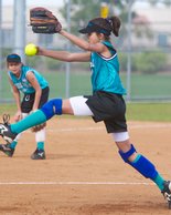 Allie Pitching