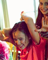 Sophia and Caitlin