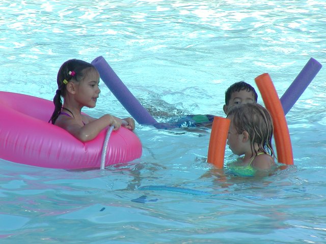 Kids in the pool