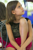 Sophia by the mirror again