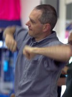 Tyler does the chicken dance