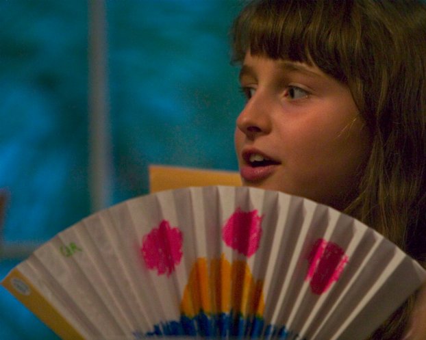 Caitlin and her fan