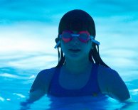 Caitlin swimming