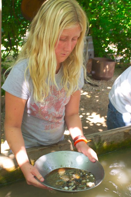 Sara Pans For Gold