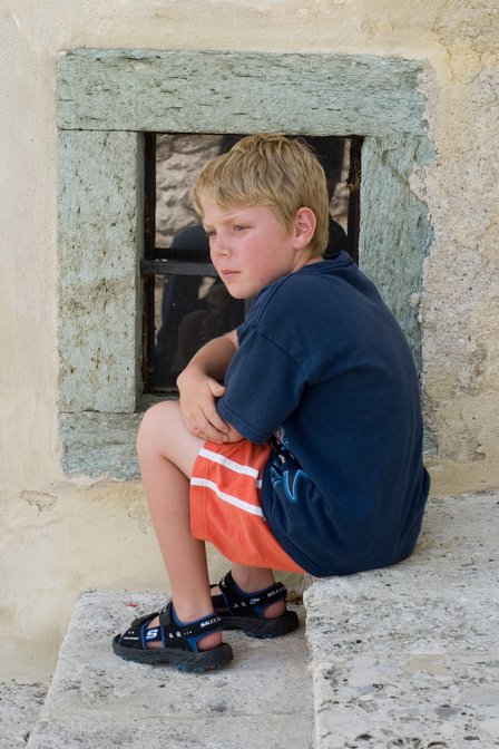 Timothy On Steps