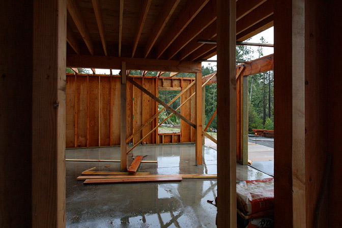 Garage from the side